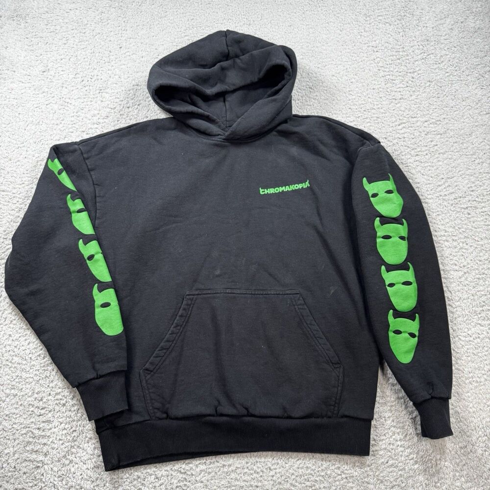 CHROMAKOPIA Tyler, the Creator World Tour 2025 Official Merch Black Hoodie Small